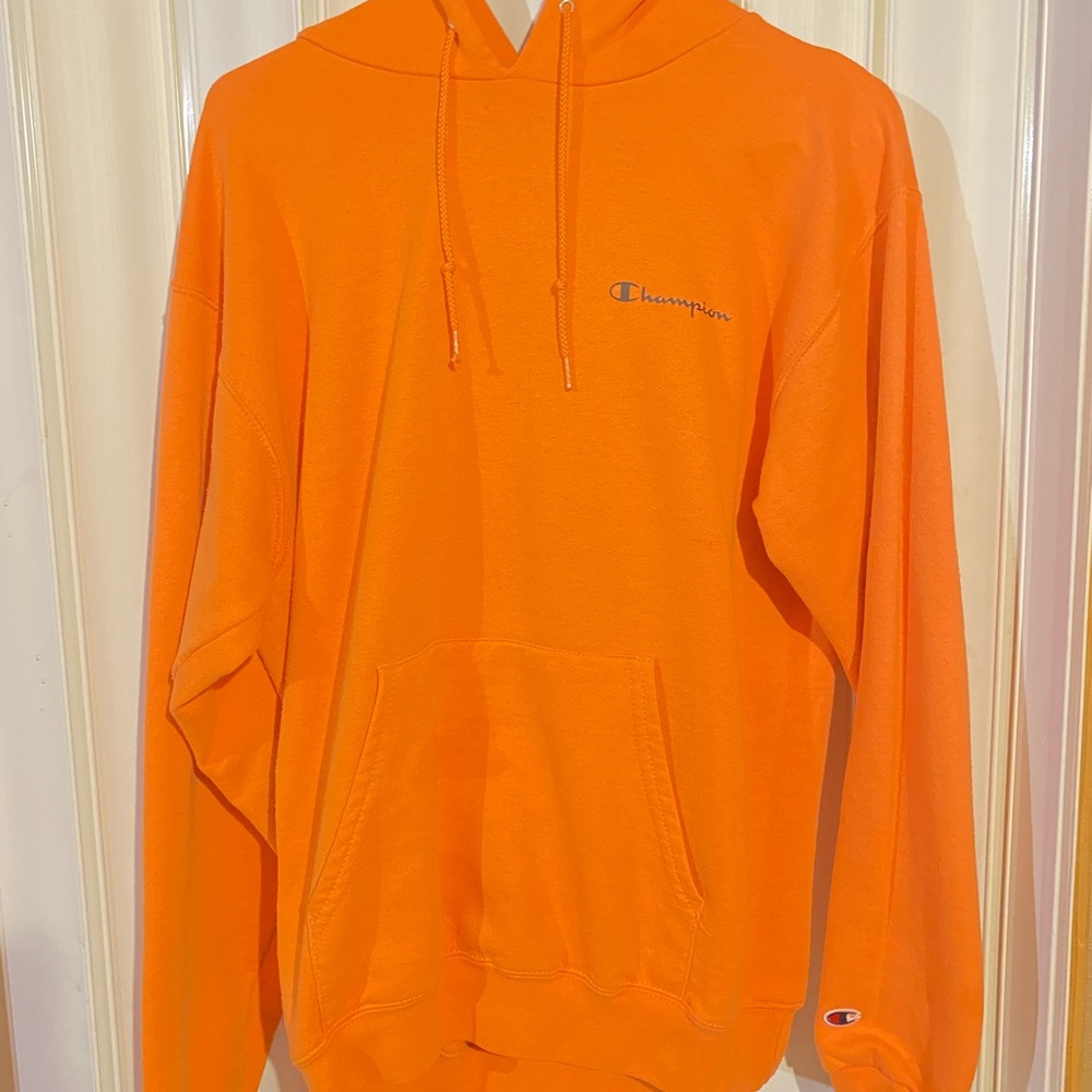 Champion hoodie, size medium.
